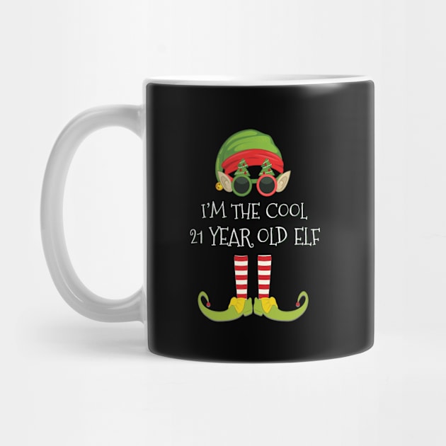 I'm The Cool 21 Year Old Elf - 21 Year Old 21st Birthday Gift idea For Birthday Christmas by giftideas